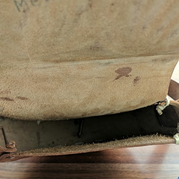 70sVINTAGE Handmade leather M purse - Picture 6 of 6